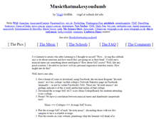 Tablet Screenshot of musicthatmakesyoudumb.virgil.gr