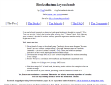 Tablet Screenshot of booksthatmakeyoudumb.virgil.gr